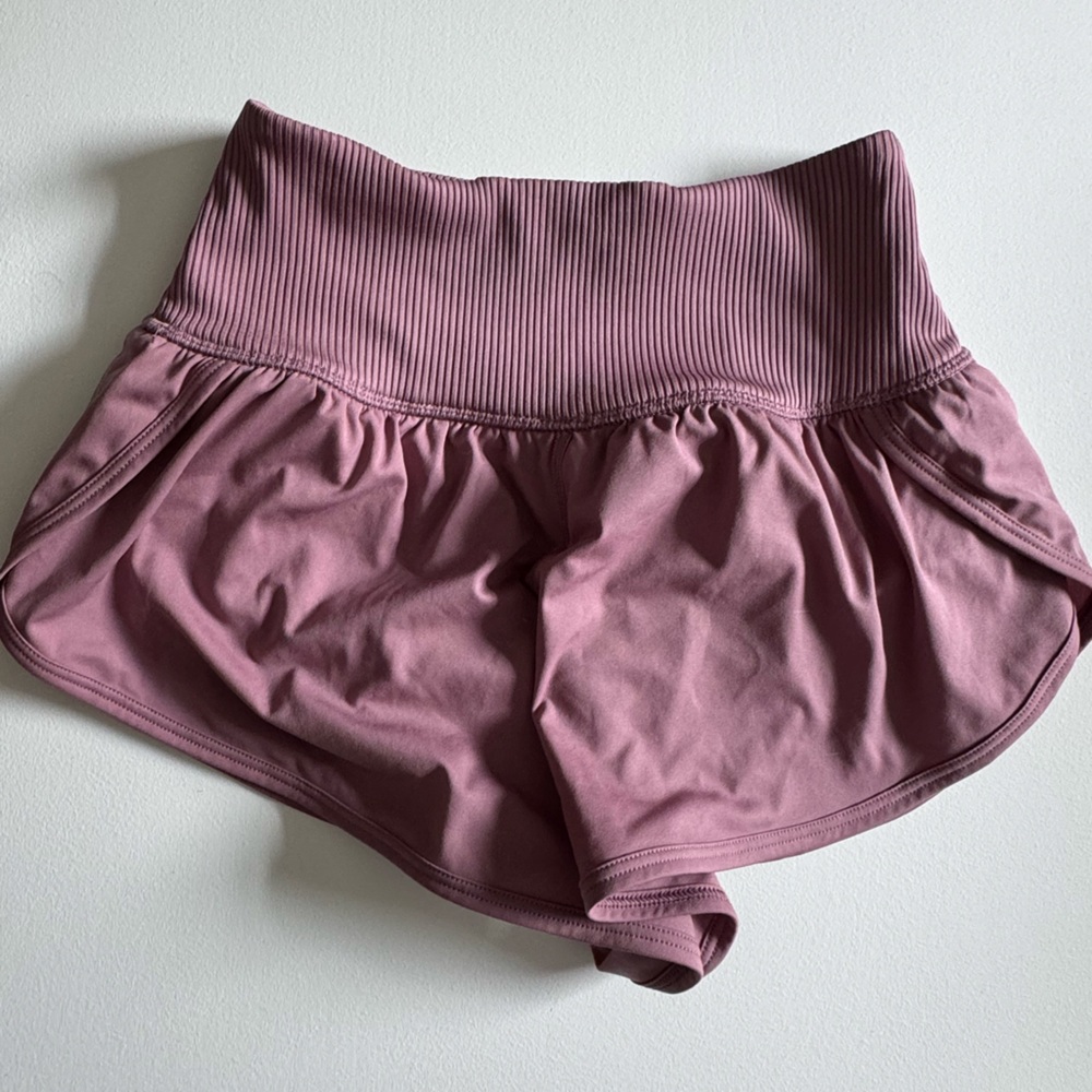 Free People Movement Game Time Shorts in Wistful Mauve  (Mauve/purple)